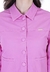 Jaqueta em Jeans Color com Botões Encapados Rosa 21453 Hapuk na internet