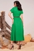 Vestido Verde Chemise Viscose Evasê Midi 301679 Fascinius - comprar online