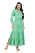 Vestido em Linho Collor Longo Stella Verde 60974 Hapuk