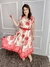 Vestido Crepe Godê com Toque de Seda Floral 10149 Montaria - comprar online