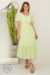 Vestido em Laise Mista Verde 851 Valentina Sirrah