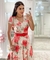 Vestido Crepe Godê com Toque de Seda Floral 10149 Montaria - loja online
