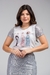Blusa T-Shirt Prata Estampada Victoria's Princess - comprar online