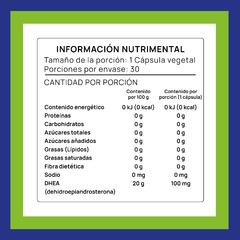 DHEA · 100 mg 30 Cápsulas - comprar en línea