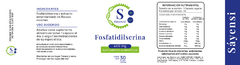 Fosfatidilserina 400 mg · 30 cápsulas - Sáyensi