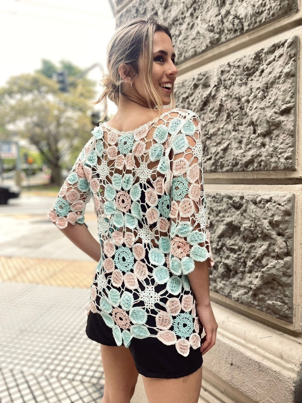 Blusa KIBUTZU crochet ru1466 Comprar en RUMBA