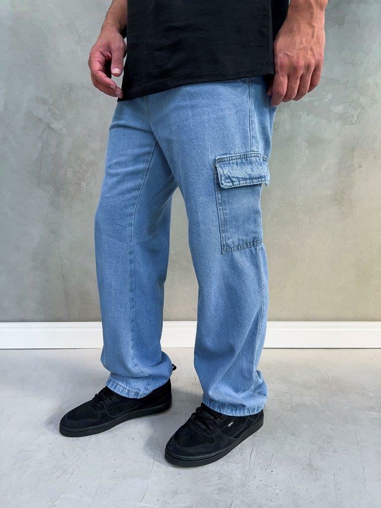 Calça Street Cargo Boca Larga