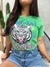 T-Shirt Tigre Gorgeous Verde na internet