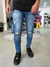 Calça Jeans Médio Skinny Rasgo no Joelho Tin127707