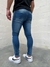 Calça Jeans Super Skinny Masculina Respingos Laranja JJ - Reistilo Loja de Roupas e Acessórios Masculino e Feminino