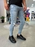 Calça Jeans Skinny Marmorizada Rasgos Tin127984 na internet