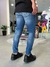 Calça Jeans Médio Rasgo no Joelho e Bolso Tin127847 - Reistilo Loja de Roupas e Acessórios Masculino e Feminino