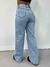 Calça Jeans Wide Leg Básica Jeans Claro - Reistilo Loja de Roupas e Acessórios Masculino e Feminino