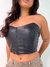 Cropped Corset Morcego Couro - comprar online