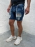 Bermuda Jeans Escura com Cadarço Dgn - comprar online