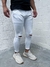 Calça Jeans Rasgo Joelho Branco Super Skinny na internet