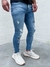 Calça Jeans Super Skinny Masculina Respingos Preto JJ na internet