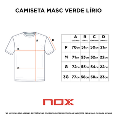 Camisa Esportiva Masculina PRO | NOX - Verde Lírio na internet