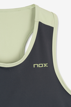 Camiseta Regata Esportiva Feminina PRO | NOX - Cinza Carvão