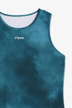 Vestido Esportivo Feminino PRO | NOX - Azul Tempestade - comprar online