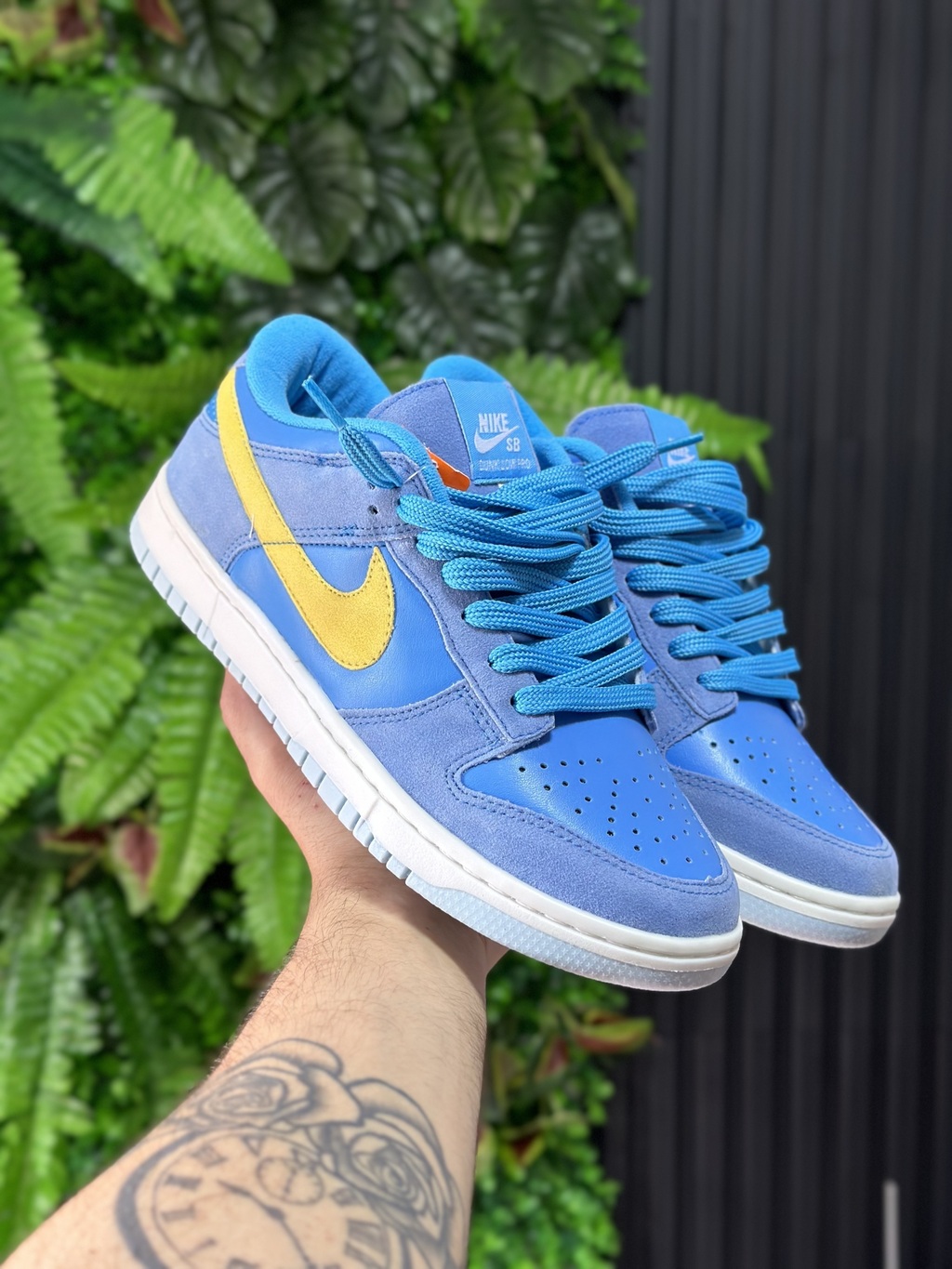 Nike Dunk Low Azul Amarelo Revolu o Kits