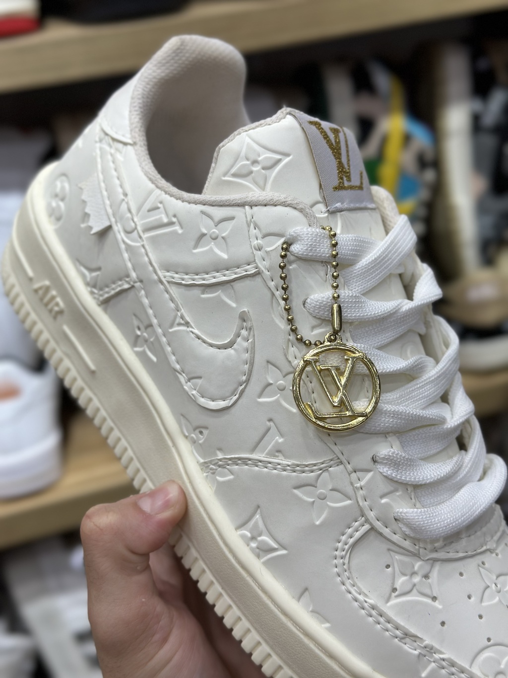 Nike Air Force One Louis Vuitton Branco