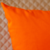 Capa de Almofada em tecido Sarja (Laranja) - loja online