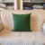 Capa de Almofada em tecido Sarja (Verde Escuro) - Empório das Capas: a loja perfeita para decorar sofás, poltronas e cadeiras com estilo!