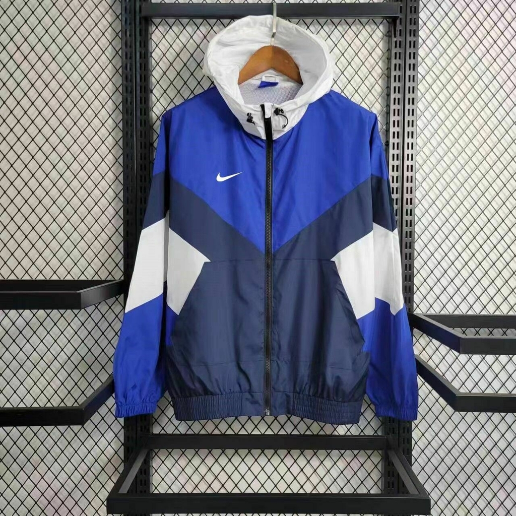 Corta Vento Nike - Azul e Branco