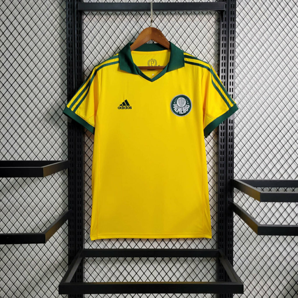 Camisa Palmeiras Retrô 2014 Edição Especial Centenário - Amarela