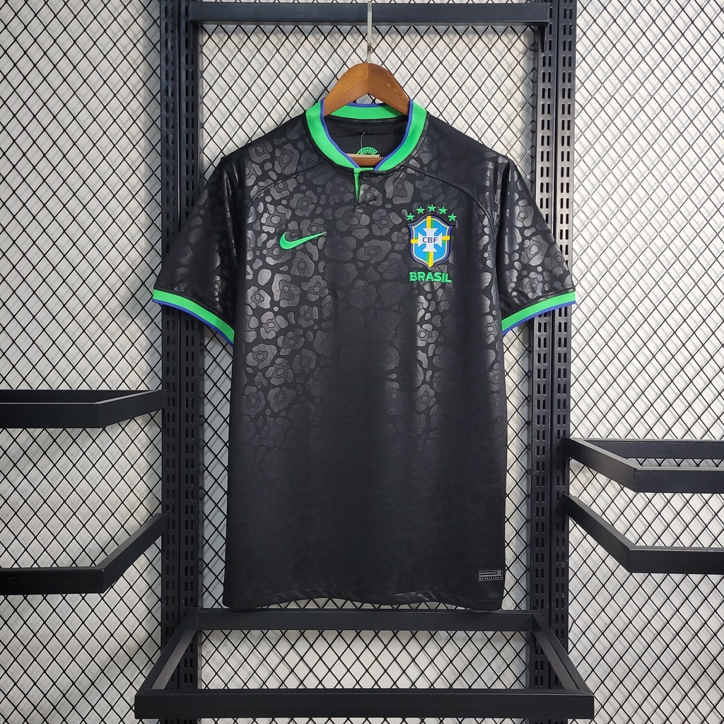 Camisa Brasil Edição Especial - Preta e Verde