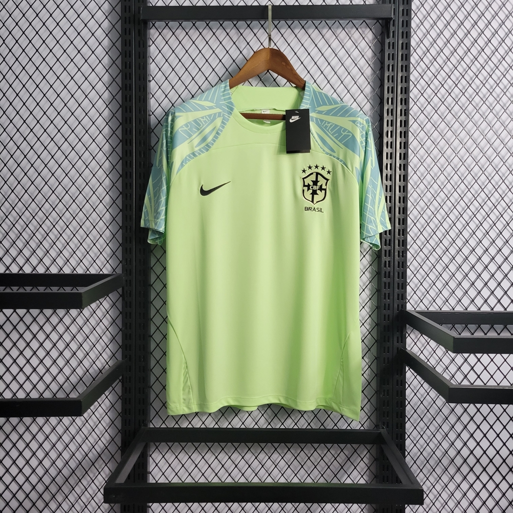 Camisa Brasil Treino Copa do Mundo 2022 - Verde