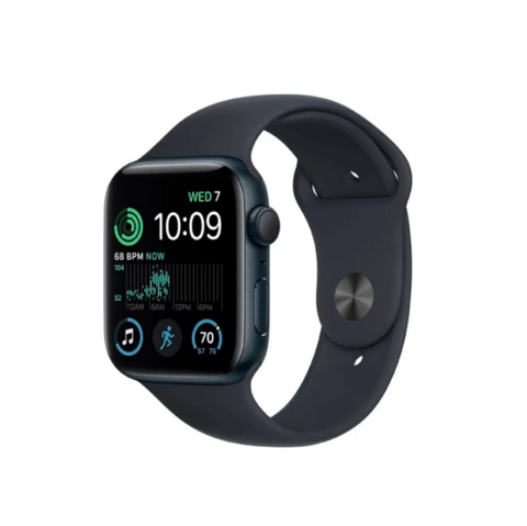 APPLE WATCH SE GPS 44MM MIDNIGHT ALUMINUM CASE WITH MIDNIGHT SPORT BAND