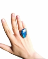 anillo labradorita azul xl regulable