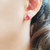 Fuchsia Zirconia Drop Earring - buy online