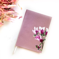 Cuaderno Liso | Magnolias en Flor Rosa