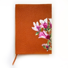 Cuaderno Liso | Magnolias en Flor Tostado