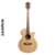 Guitarra Electro Acustica Bamboo Ga40 Spruce con Funda y EQ - comprar online