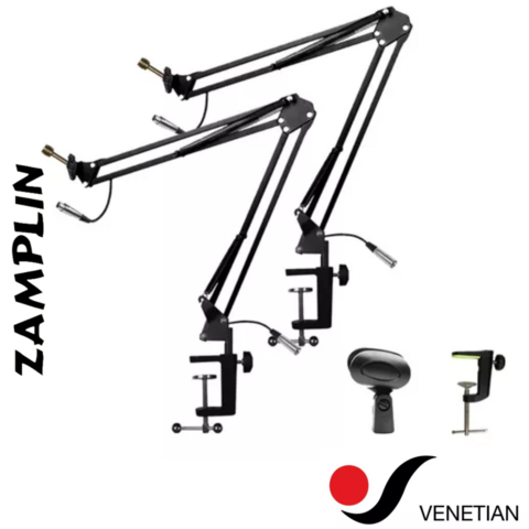 Soporte Articulado Para Micrófono Venetian Rp7 De Escritorio