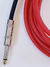 Cable Plug Para Instrumento Hügel 6 Mts Mallado Rojo - comprar online