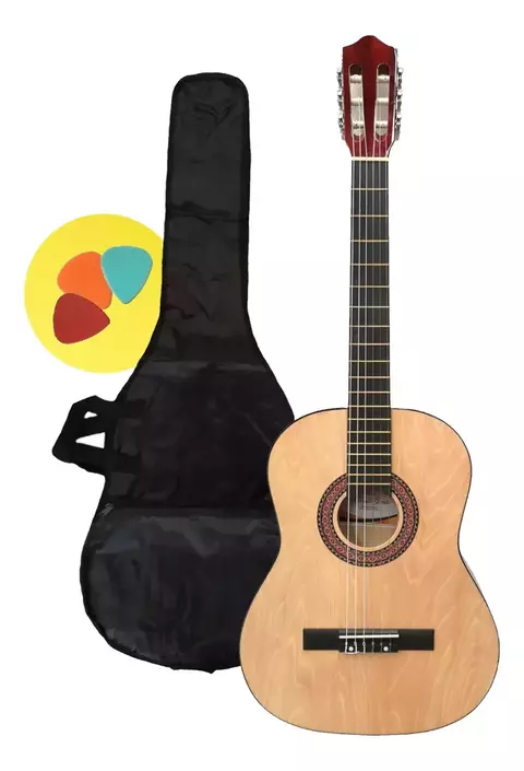 Kit Romulo - Guitarra Criolla CG39 + funda + púas