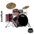 Batería Acústica Mapex Horizon Hx-529sfjkyt Borravino