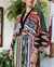 Kimono Geléia Geral Listras / Preto - comprar online