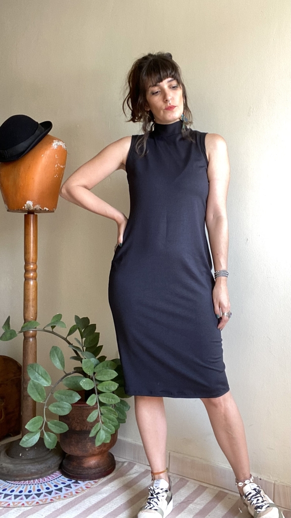 Vestido Midi Tubinho Preto Comprar em Tropic lia