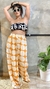 Calça Pantalona Viscose Orbe Tangerina na internet