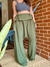 Calça Oversized Viscolinho Verde - Tropicália