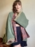 Casaco Kimono Dupla Face Aquele Abraço Verde e Terracota - comprar online