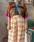 Imagem do Blusa Cropped Kimono Xadrez Paisley