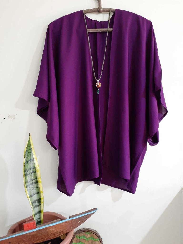Kimono Liso Purpura