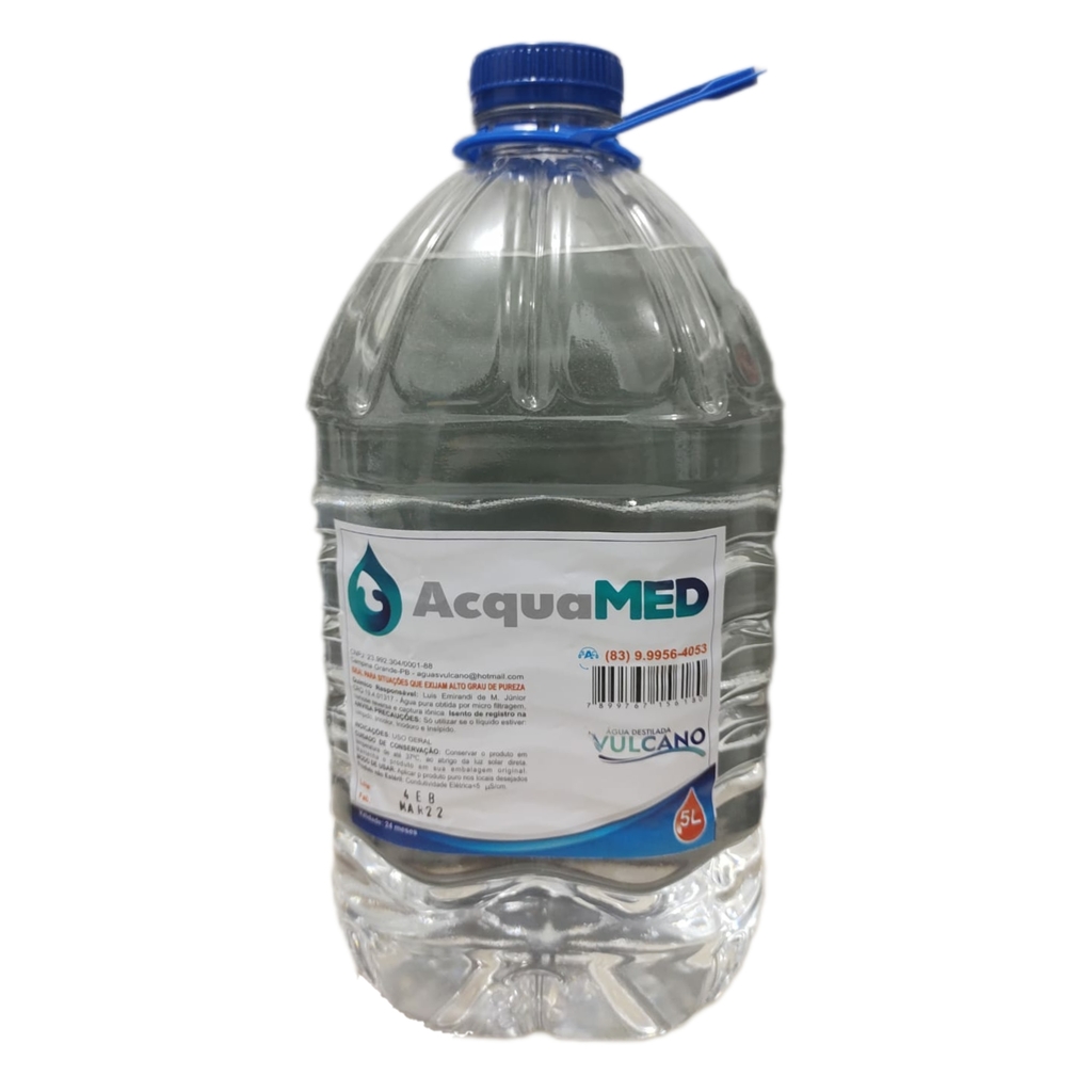 Agua Destilada Diu 5 L